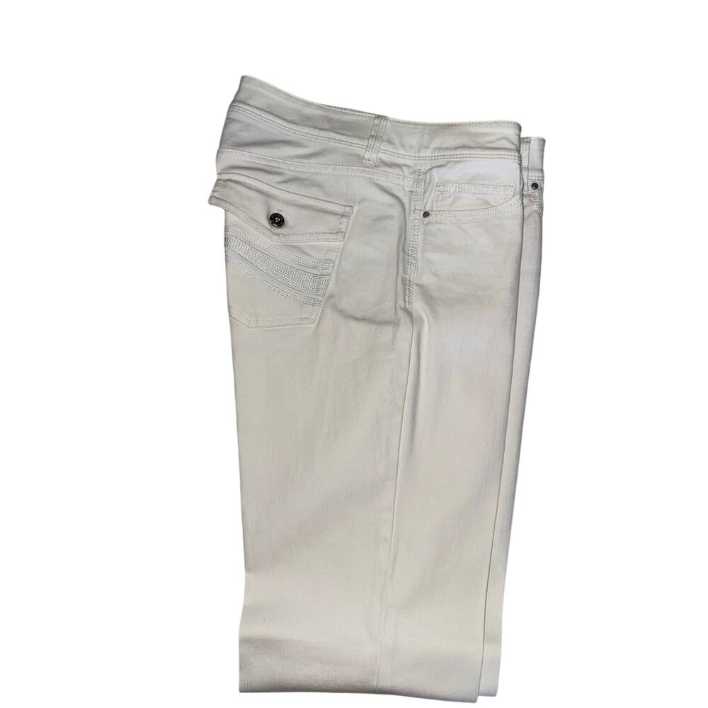 White House Black Market White Bootcut Blanc Sz 6